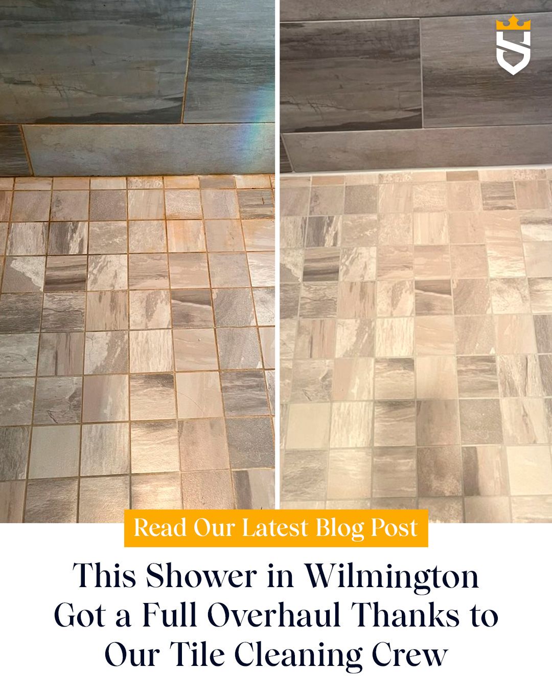 This Shower in Wilmington Got a Full Overhaul Thanks to Our Tile Cleaning Crew