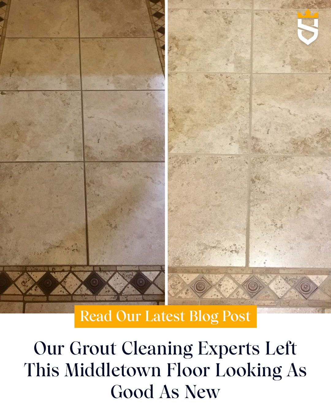 Our Grout Cleaning Experts Left This Middletown Floor Looking As Good As New